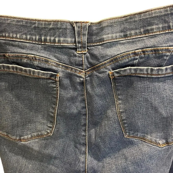 Democracy Jeans Womens 16 ab Technology Stretch Blue Denim Work School - Picture 8 of 9